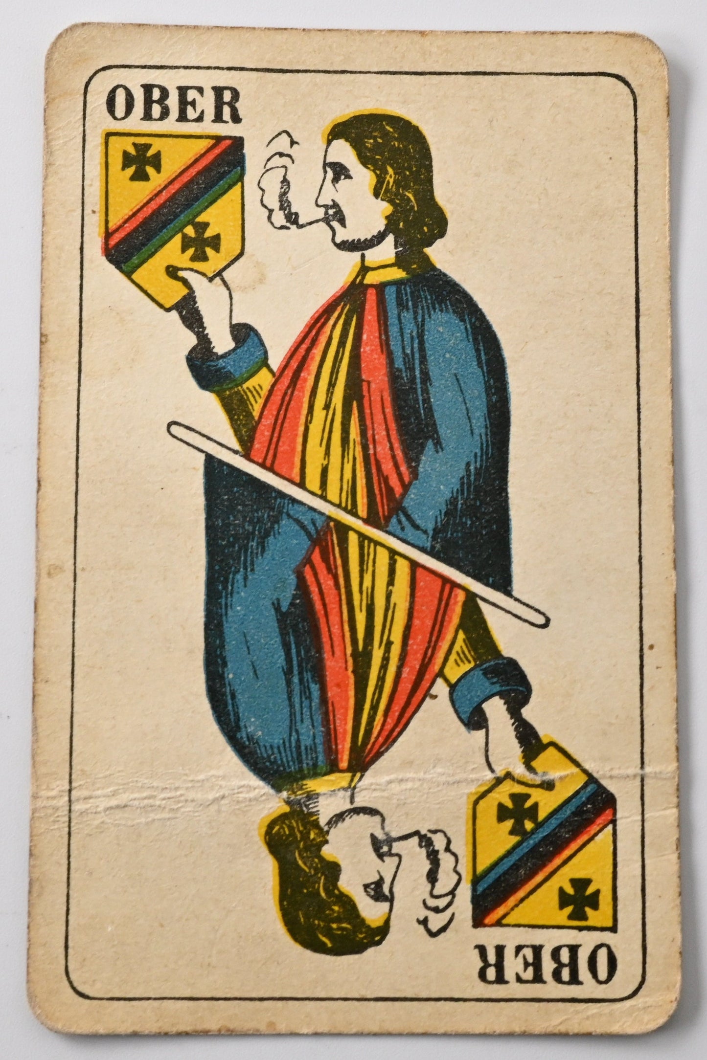 Jass Playing Cards – J. Müller & Cie Schaffhausen & Hasle, German-Suited Deck, One-of-a-Kind – 1920s