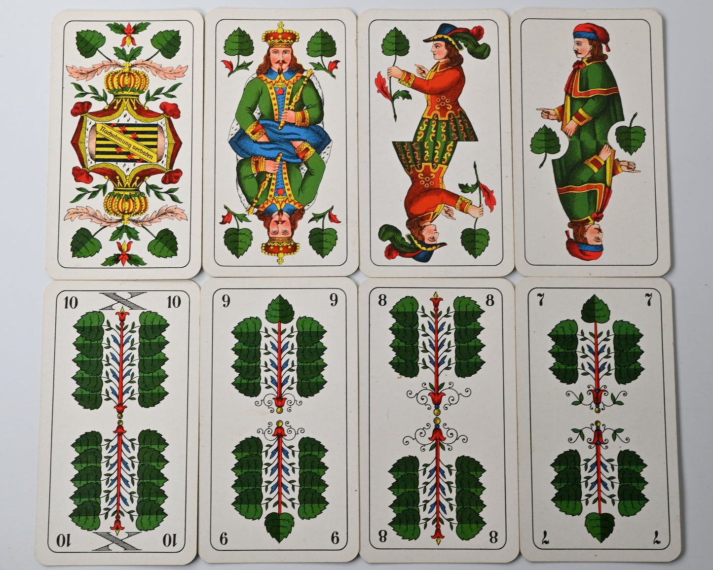 Skat Deck No. 301 “Glockenblume”, Altenburger Playing Cards, Saxon Pattern, Vintage, 1960s