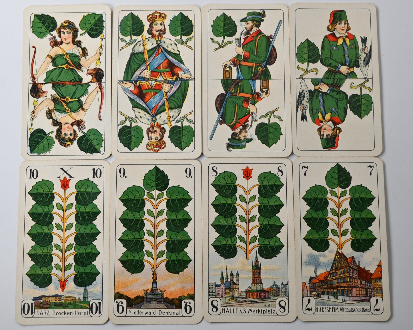 Skat Deck – ASS Altenburg, Salon Cards - Prussian Double Image No. 206, German Suit, Unique Piece – 1940s