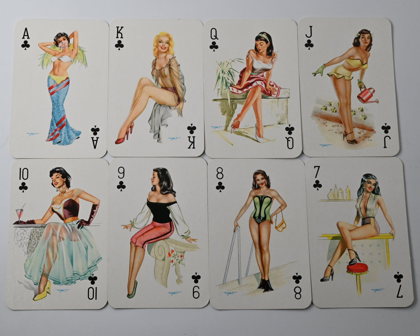 Skatspiel, Bielefelder Spielkartenfabrik, Pin-Up Werbemotiv - Tonolift hebt den Blutdruck, französisches Blatt, 1960er Jahre