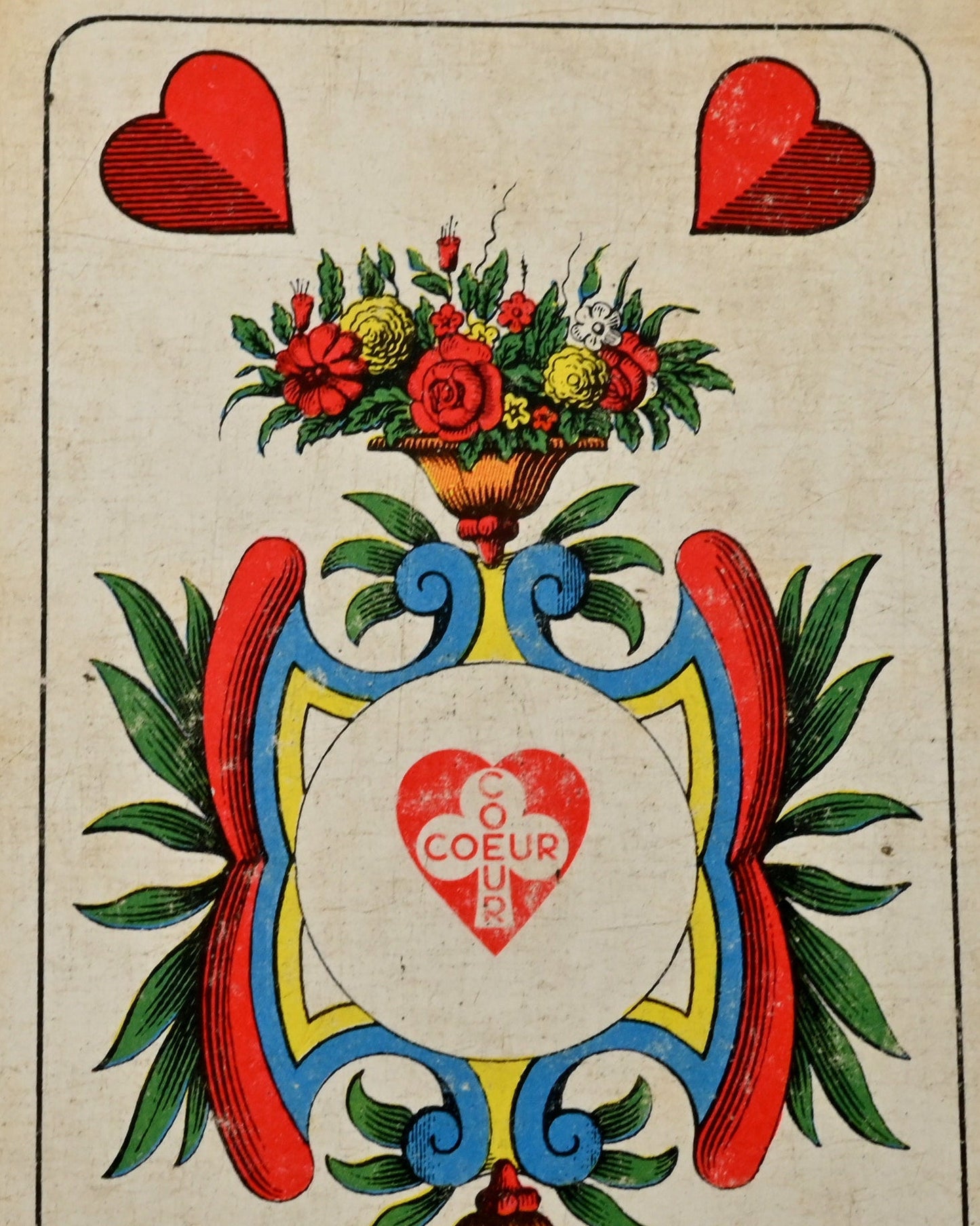 Skat Deck DDR – VEB Altenburger Playing Card Factory, No. 49, Saxon Pattern, Single Piece – 1960s