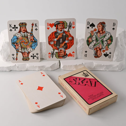 Skatspiel – Altenburger Spielkartenfabrik DDR, Design 9R, französisches Blatt, 1970er Jahre
