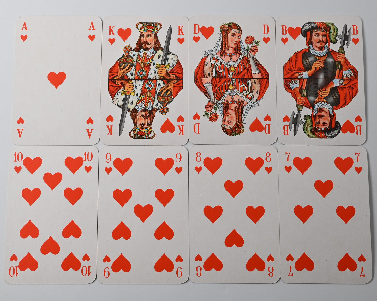 Skat Playing Cards – Altenburg Playing Card Factory DDR, Design 9R, French Suit, Vintage Deck – 1970s
