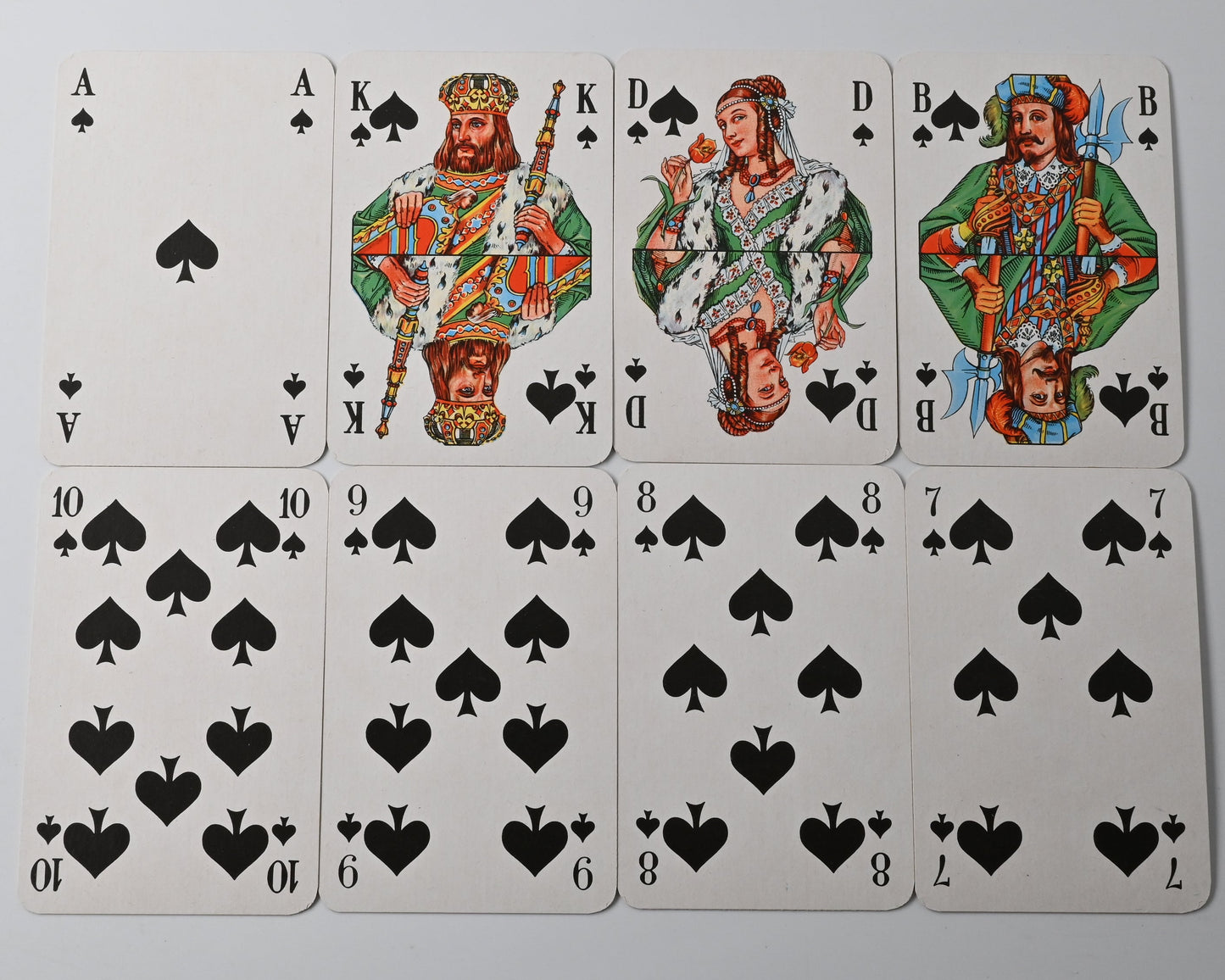 Skat Playing Cards – Altenburg Playing Card Factory DDR, Design 9R, French Suit, Vintage Deck – 1970s