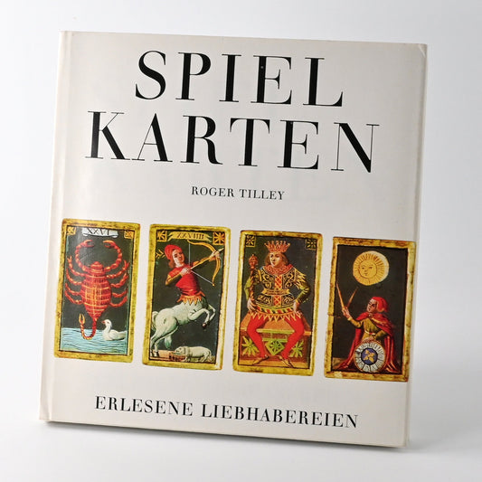 Bildband – Geschichte der Spielkarten, Roger Tilley, illustrierter Hardcover-Band, internationales Kartenwissen, Sammlerbuch – 1970er Jahre