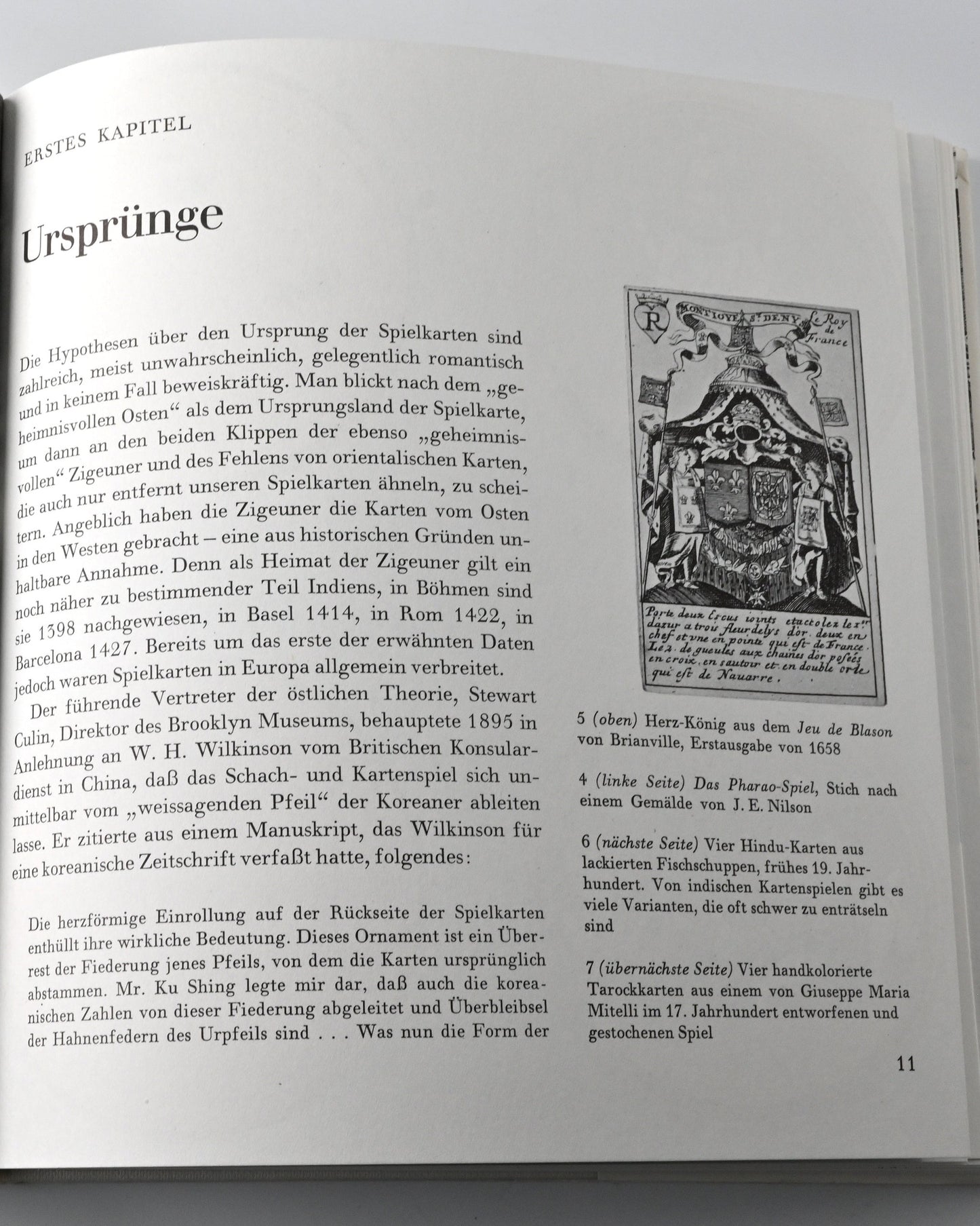 History of Playing Cards – Roger Tilley Illustrated Hardcover Book, Vintage Reference Book for Card Collectors – 1970s