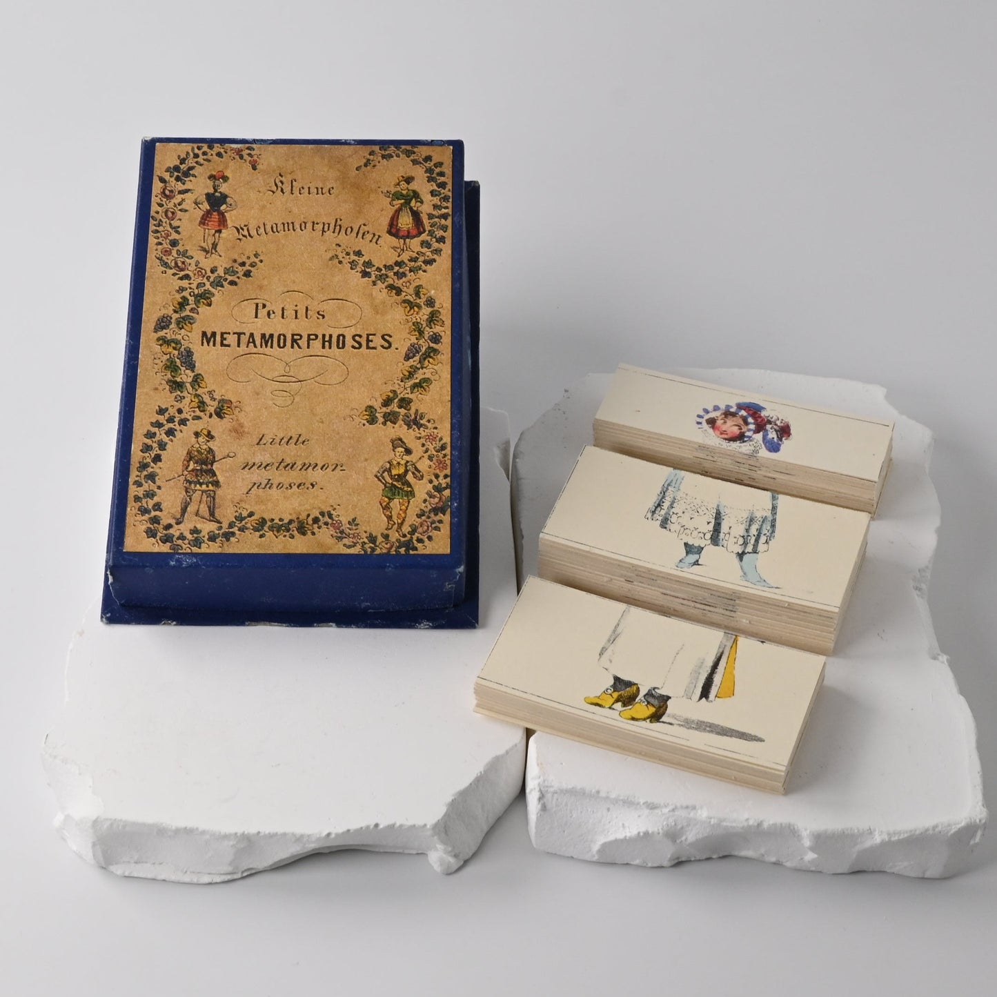 Legespiel - Biedermeier, Franz Josef Holler Reproduktion, Kleine Metamorphosen, Einzelstück, 1980er Jahre