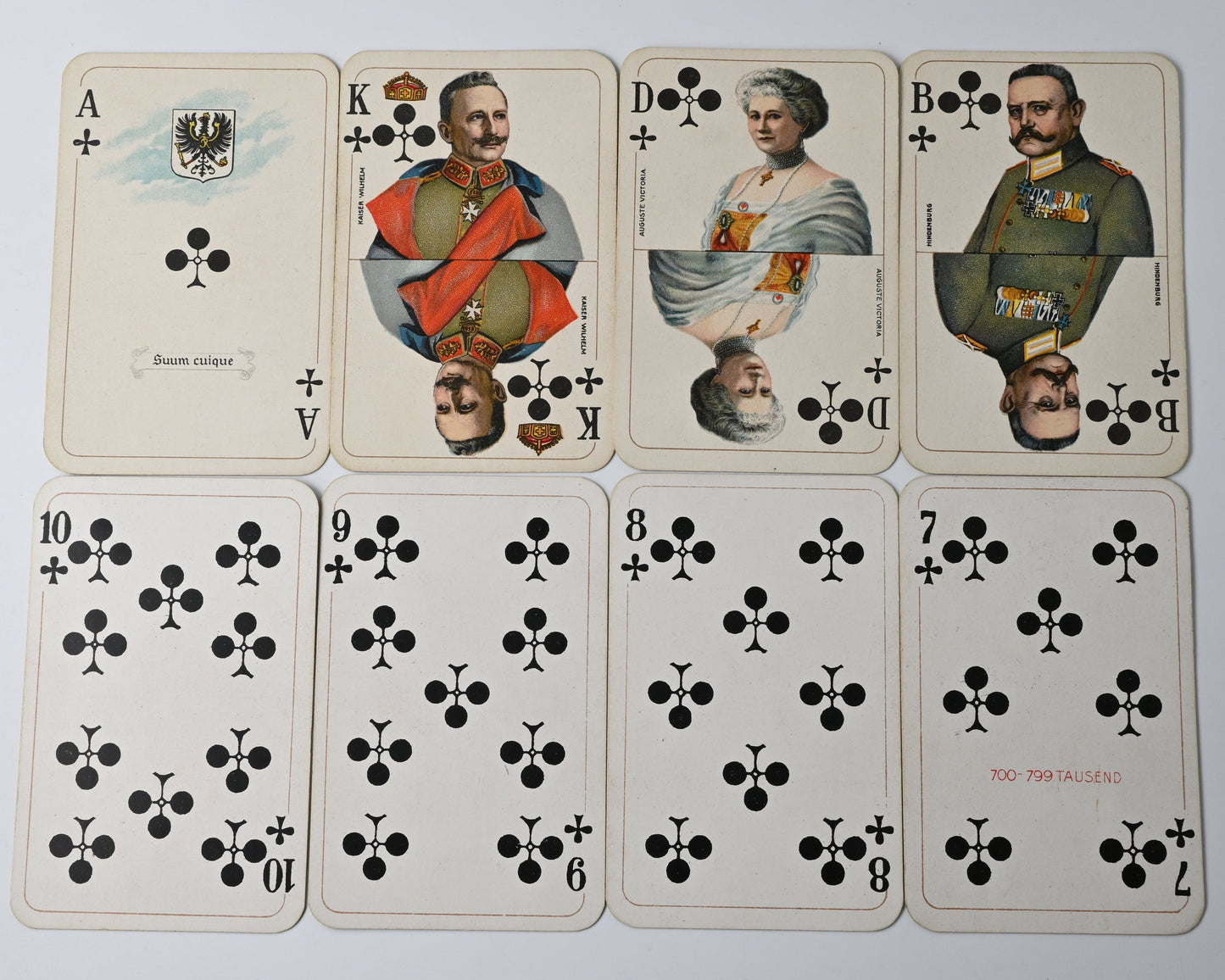 Imperial Germany Skat Deck 1915 – REICHS-KARTE by Fritz von Lindenau, VSS Altenburg, French Suits – 1910s
