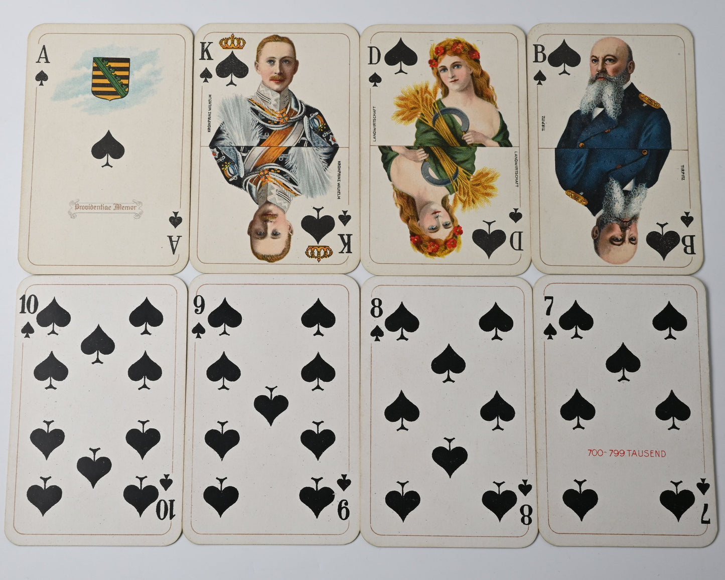Imperial Germany Skat Deck 1915 – REICHS-KARTE by Fritz von Lindenau, VSS Altenburg, French Suits – 1910s