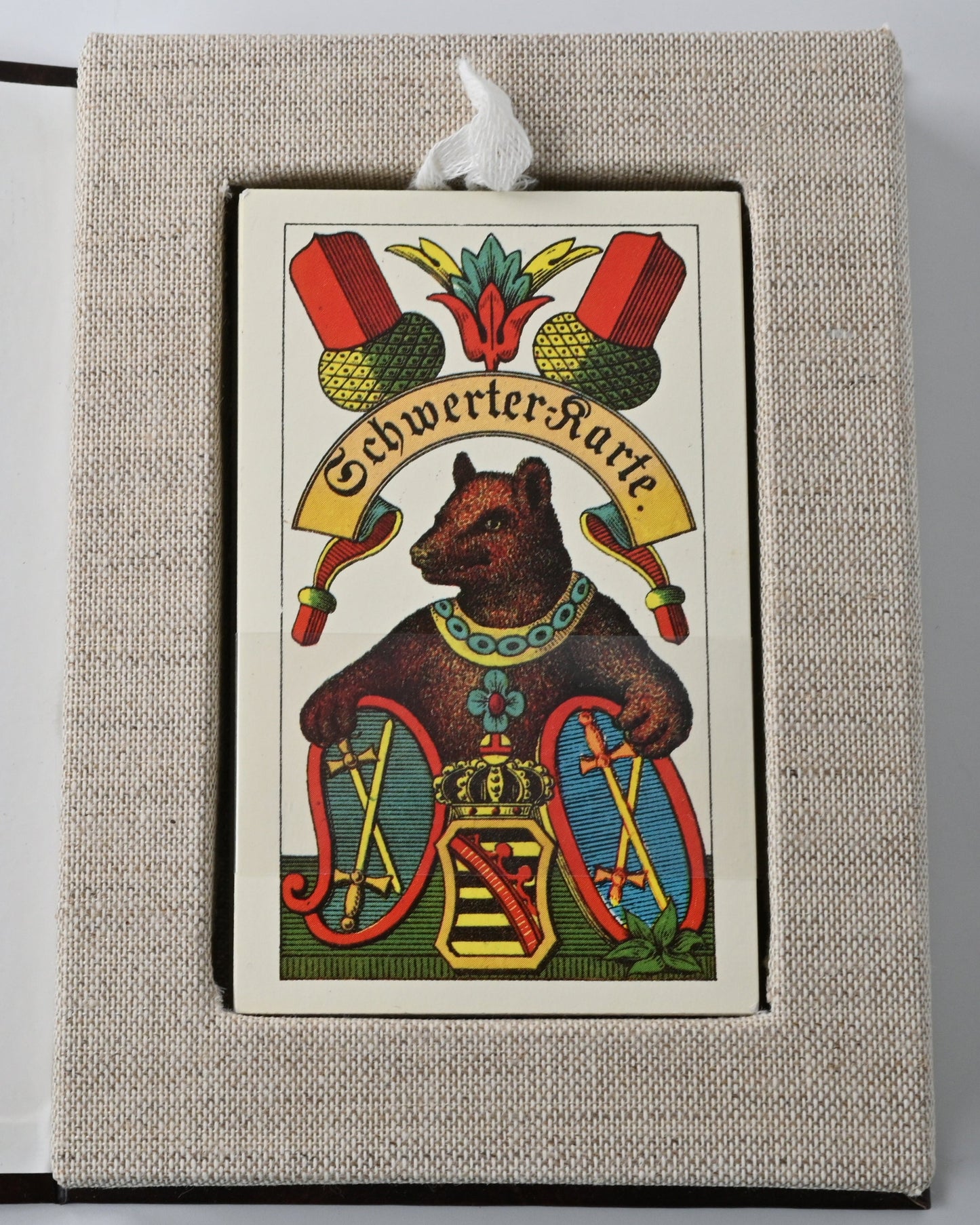 Skatspiel, Altenburger Spielkarten, Schwerdter Karte, deutsches Blatt, Spielkartenbox, Faksimile Edition, 1980er Jahre