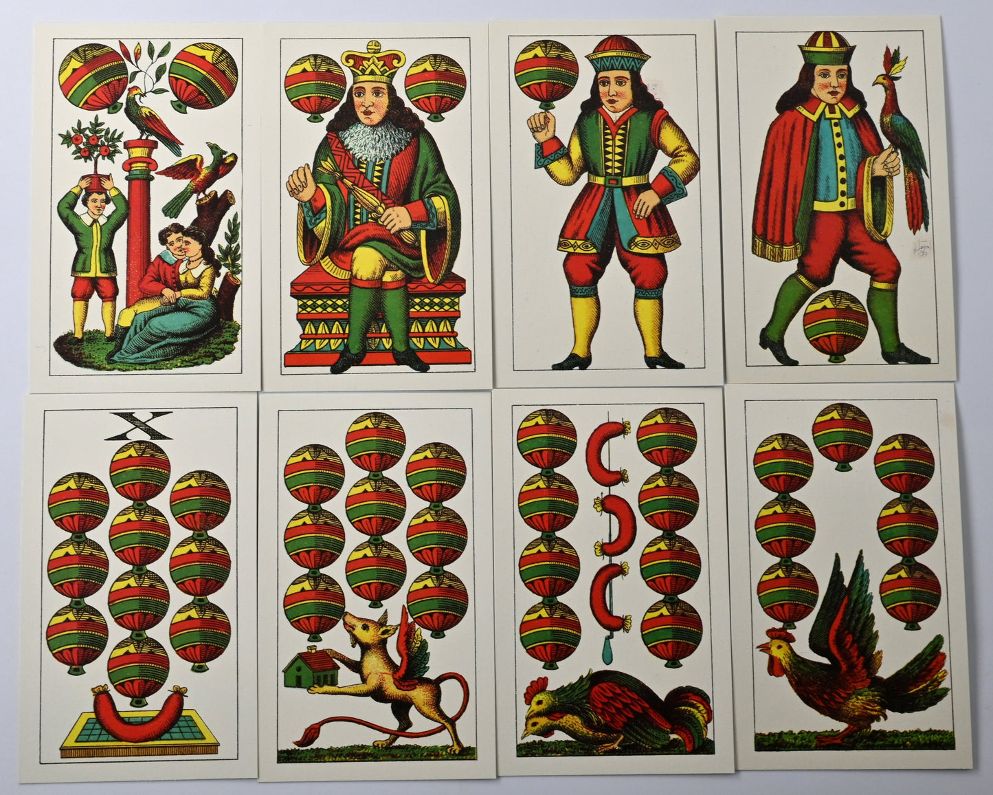 Skatspiel, Altenburger Spielkarten, Schwerdter Karte, deutsches Blatt, Spielkartenbox, Faksimile Edition, 1980er Jahre