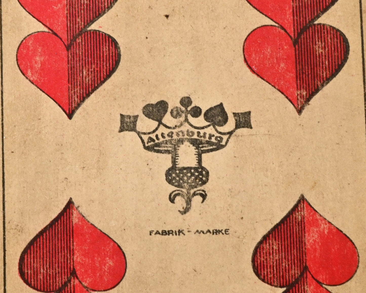 Skat Deck – Saxon Double-Figure Pattern, Altenburger Playing Card Factory, in Original Tobacco Tin, One-of-a-Kind – 1920s