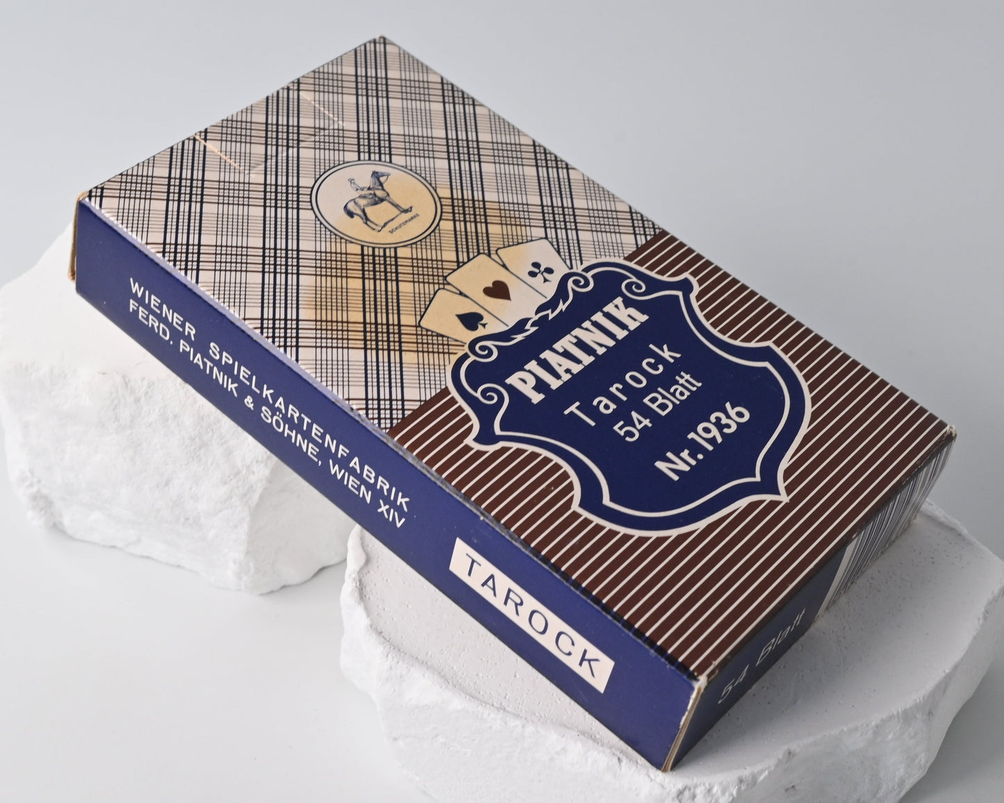Tarock – Industrie und Glück, Piatnik Tarock Nr 1936, großes Kartenformat, 54 Blatt, Ferdinand Piatnik und Söhne Wien, 1970er Jahre