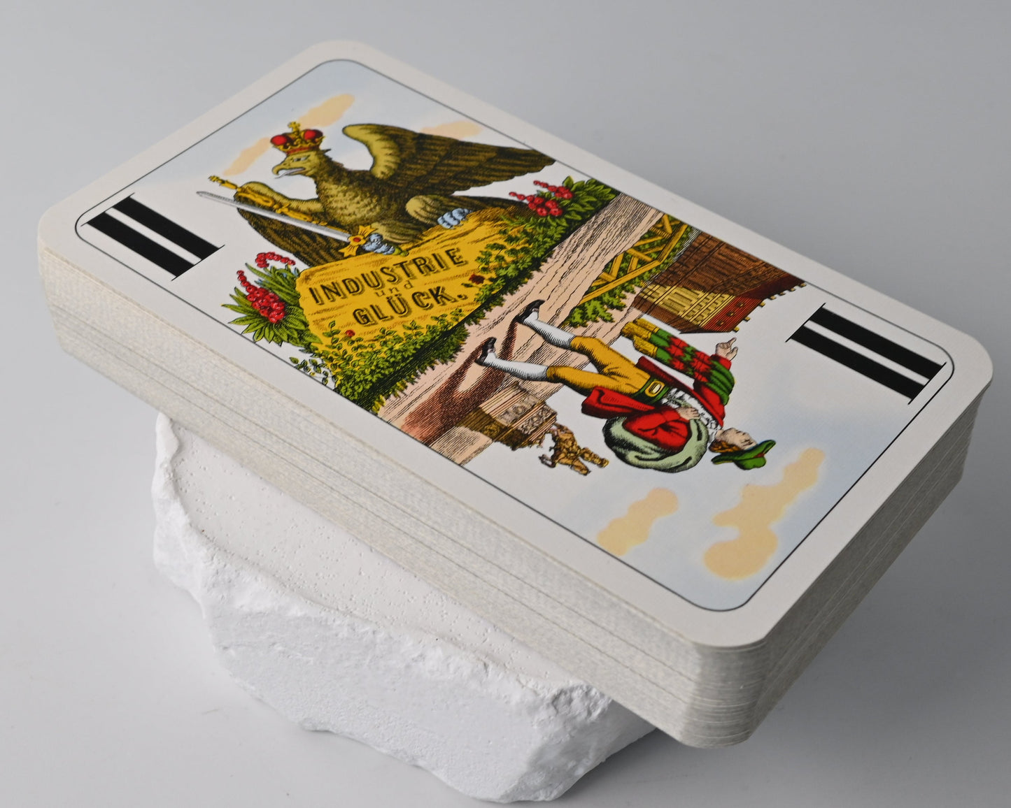 Tarock – Industrie und Glück, Piatnik Tarock Nr 1936, großes Kartenformat, 54 Blatt, Ferdinand Piatnik und Söhne Wien, 1970er Jahre