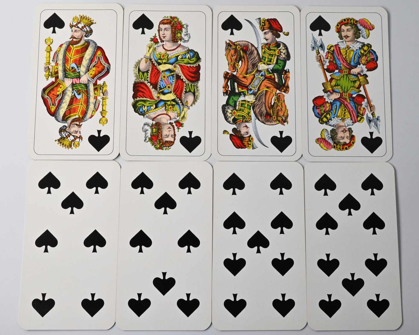 Tarock – Industrie und Glück, Piatnik Tarock Nr 1936, großes Kartenformat, 54 Blatt, Ferdinand Piatnik und Söhne Wien, 1970er Jahre