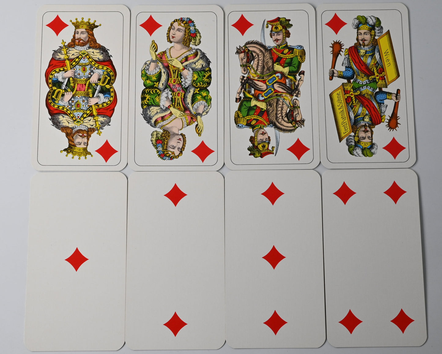 Tarock – Industrie und Glück, Piatnik Tarock Nr 1936, großes Kartenformat, 54 Blatt, Ferdinand Piatnik und Söhne Wien, 1970er Jahre