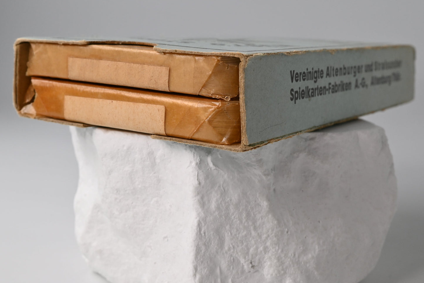 Gaigel, Binokel Spielkarten – Altenburger Spielkartenfabrik, württembergisches Doppelbild, Einzelstück, 1920er Jahre