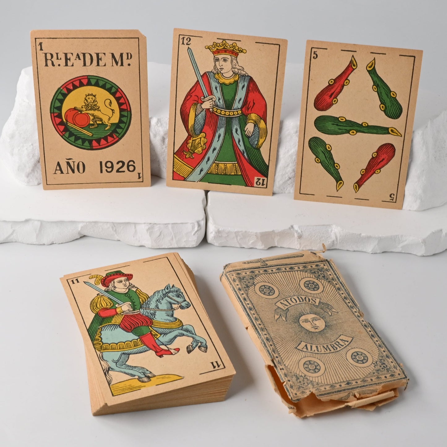 Kartenspiel – belgische Spielkarten im spanischen Bild, Leonard Biermans, Einzelstück – 1920er Jahre