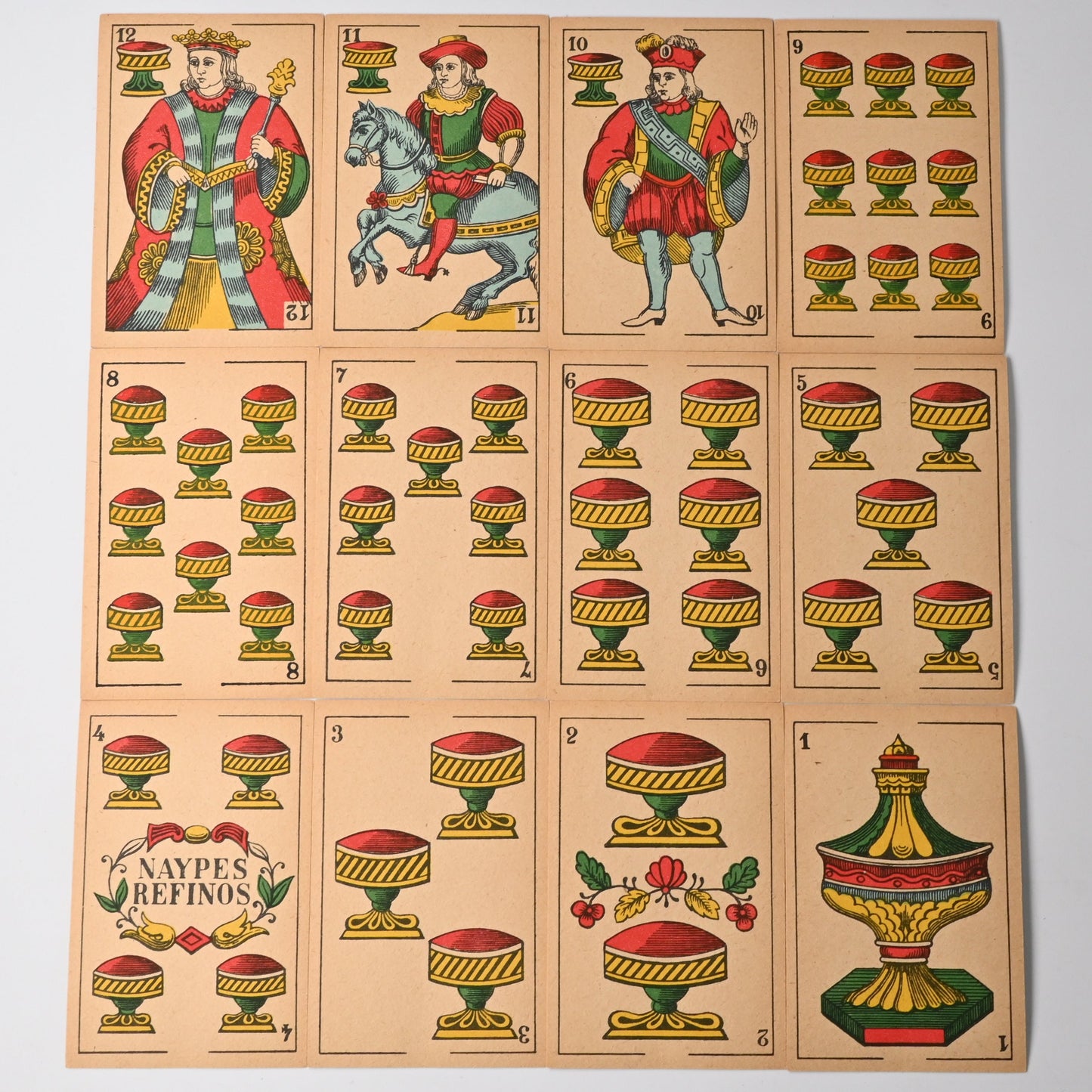 Kartenspiel – belgische Spielkarten im spanischen Bild, Leonard Biermans, Einzelstück – 1920er Jahre