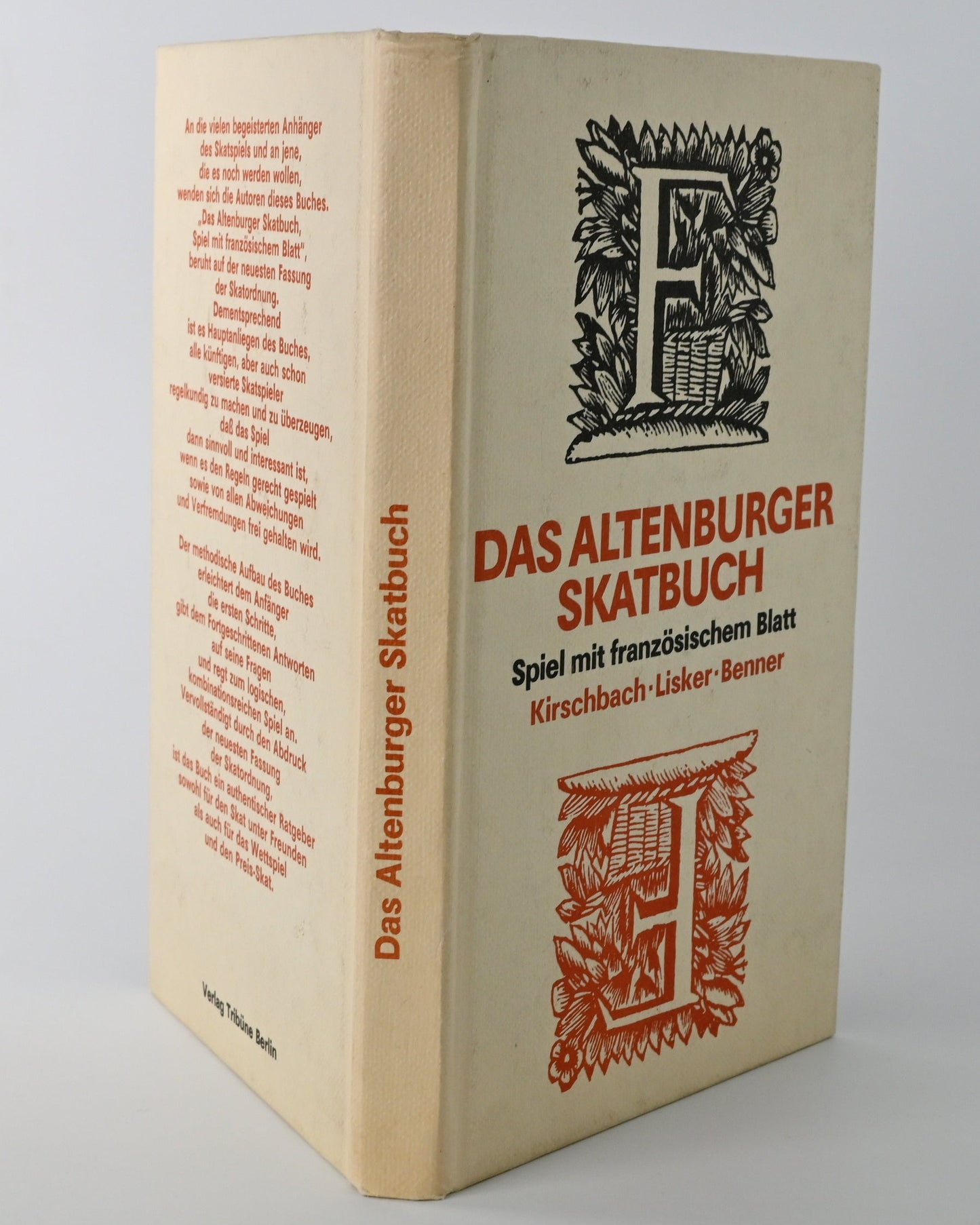Skat Book – Rules and Instructions for Skat, Altenburger Skatbuch, French-suited Deck – 1980s