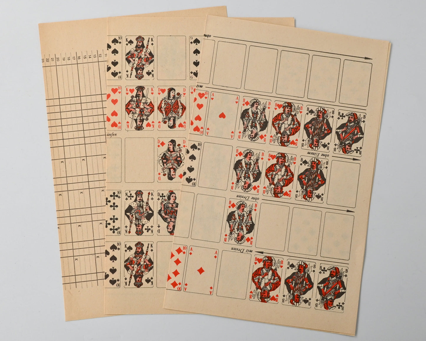 Skat Book – Rules and Instructions for Skat, Altenburger Skatbuch, French-suited Deck – 1980s