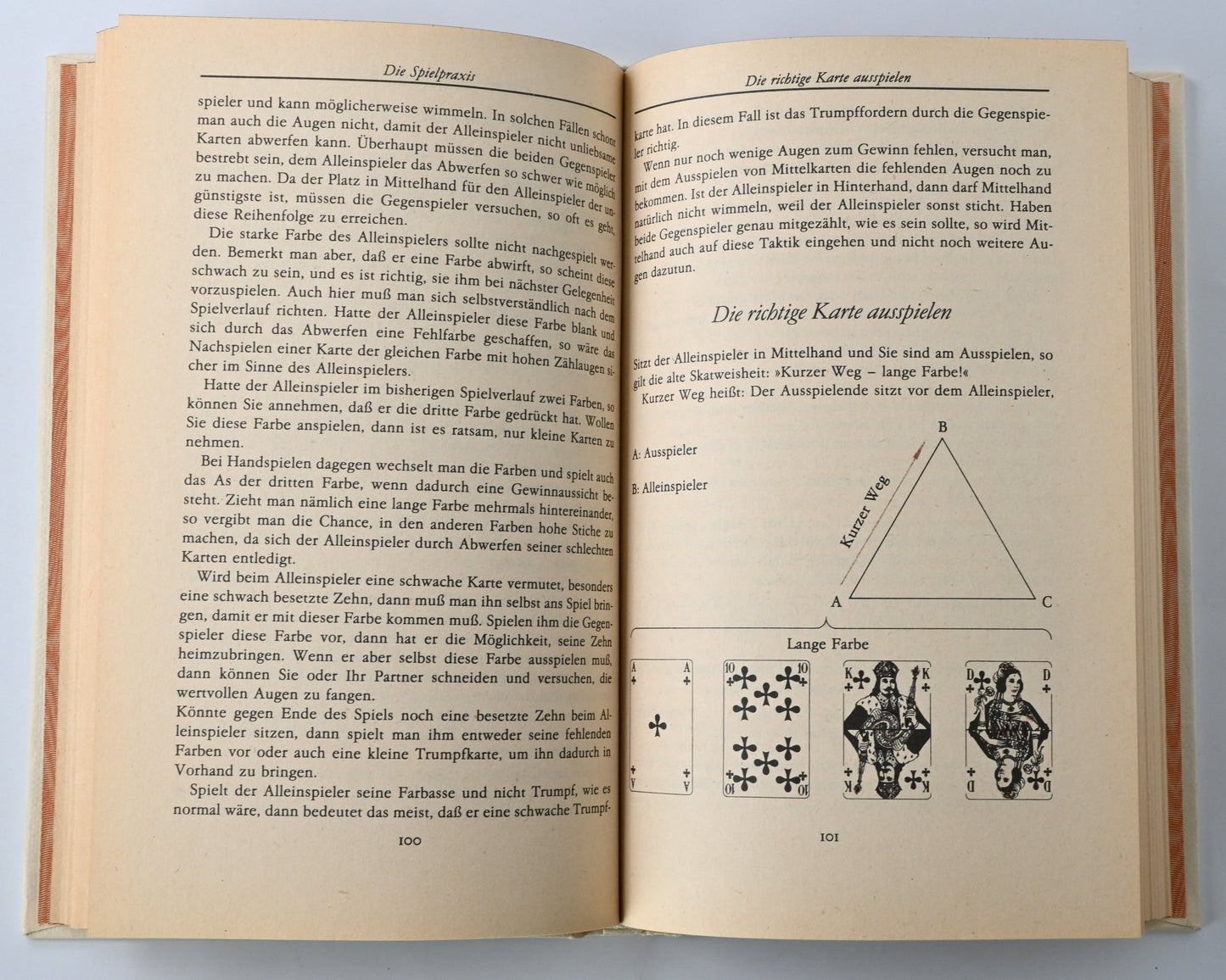Skat Book – Rules and Instructions for Skat, Altenburger Skatbuch, French-suited Deck – 1980s