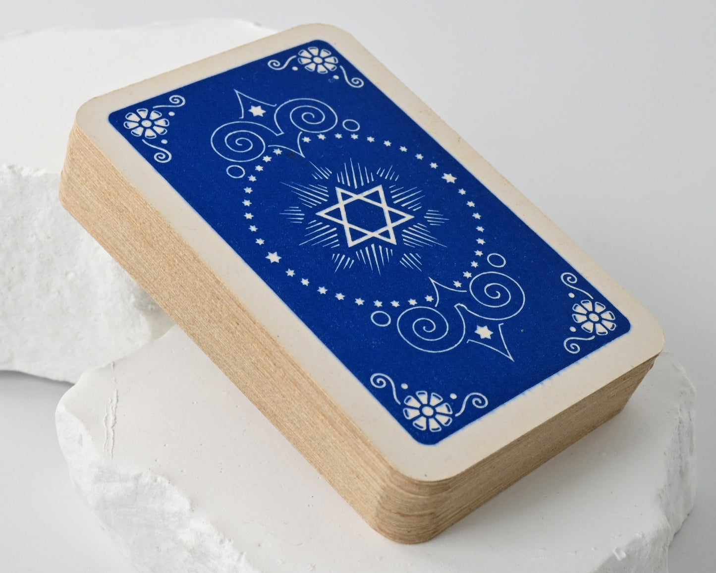 Wahrsagekarten mit Kartenbildern – Lenormand Orakelkarten, Vereinigte Altenburger & Stralsunder Spielkartenfabriken AG, Werk Ariston Detmold, 36 Blatt, Einzelstück – 1950er Jahre