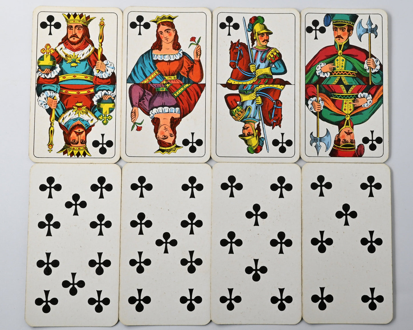 Adler-Cego Nr. 99, ASS Altenburger Cego mit Tiertarock-Motiven, 54 Blatt, Einzelstück – 1960er Jahre