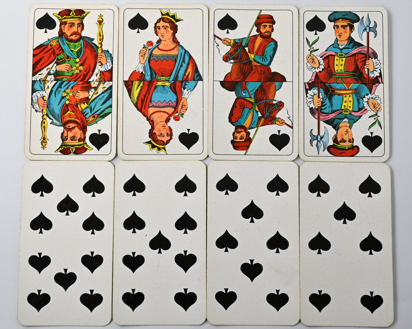 Adler-Cego Nr. 99, ASS Altenburger Cego mit Tiertarock-Motiven, 54 Blatt, Einzelstück – 1960er Jahre
