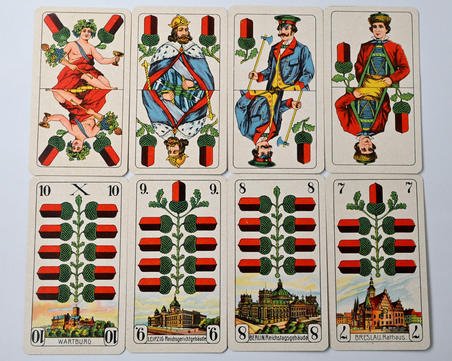 Skat Playing Cards, Skat No. 620, Altenburger Playing Cards, Prussian Pattern, German Suits, Collectible Deck, 1940s