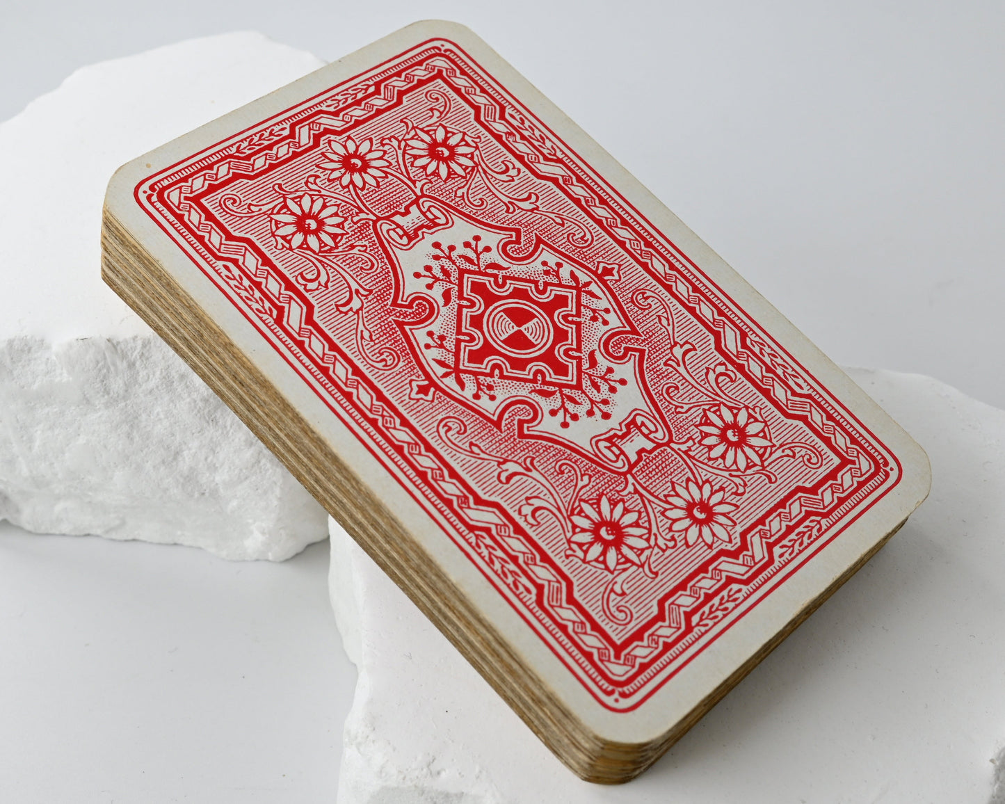 Skat Game with Gold Edges, Vereinigte Stralsunder Spielkartenfabriken, French-Suited Deck, Imperial Tax Stamp, Unique Piece, 1890s