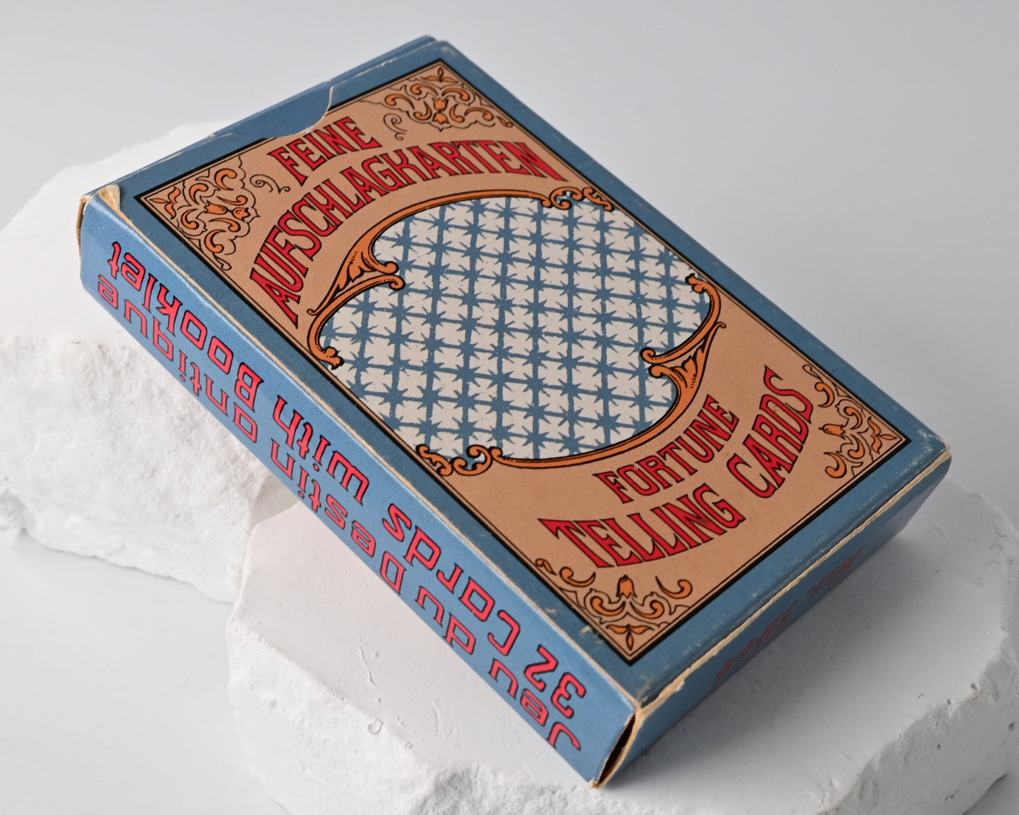Piatnik Aufschlagkarten, Le Jeu du Destin Antique, Wahrsagekarten mit Begleitheft, Einzelstück, 1980er Jahre