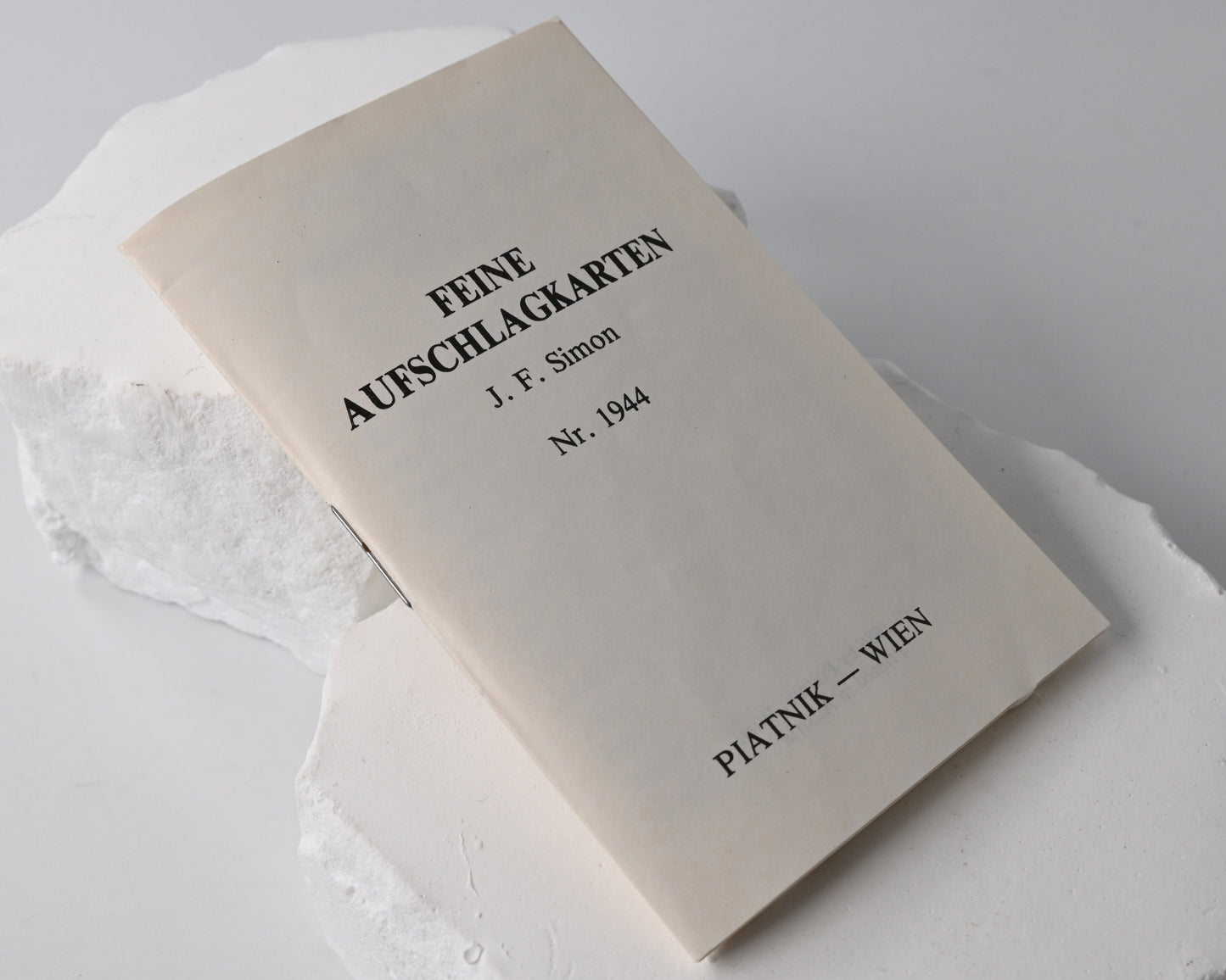 Piatnik Aufschlagkarten, Le Jeu du Destin Antique, Wahrsagekarten mit Begleitheft, Einzelstück, 1980er Jahre