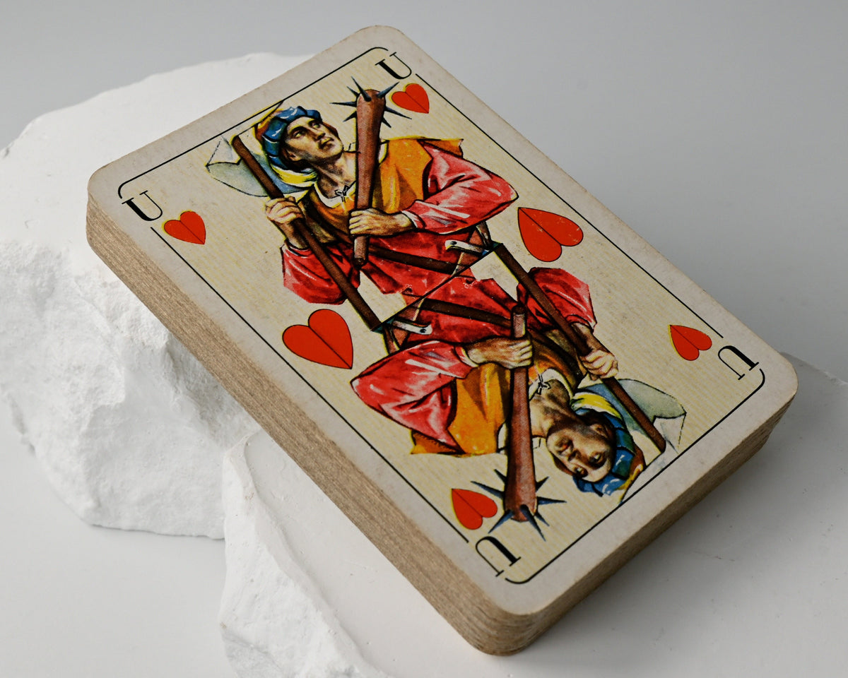 Altenburger Spielkarten – Skat 100 Kristall – Erste Ausgabe von Walter Krauß – nur ca. 1,5 Jahre produziert – aus dem Jahr 1964 – Einzelstück