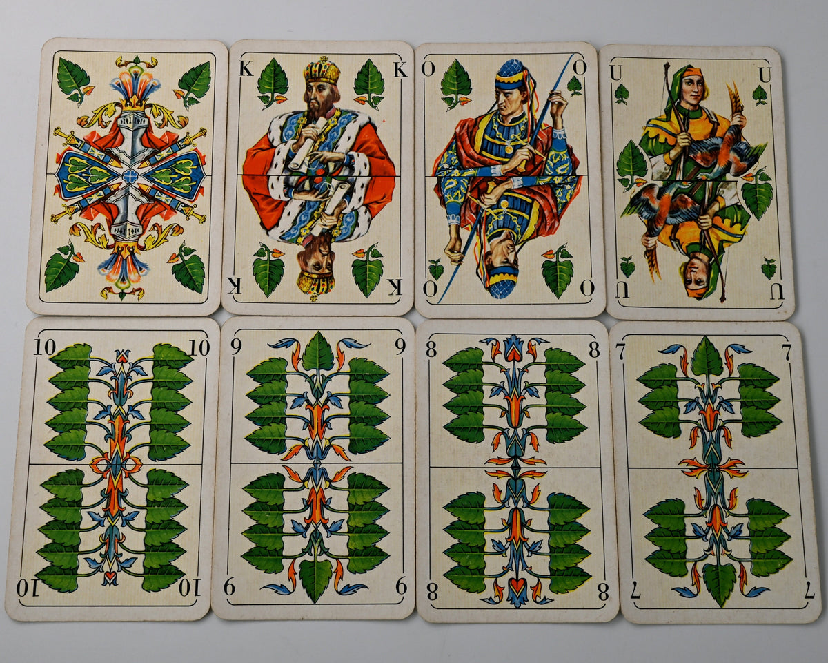 Altenburger Spielkarten – Skat 100 Kristall – Erste Ausgabe von Walter Krauß – nur ca. 1,5 Jahre produziert – aus dem Jahr 1964 – Einzelstück