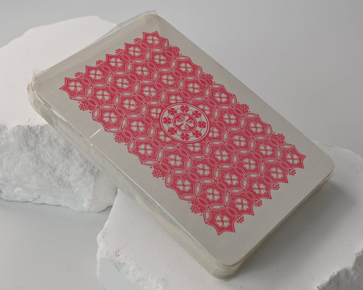 DDR Skat Playing Cards by Altenburger in a Genuine Pigskin Leather Case – from 1984 – One-of-a-Kind