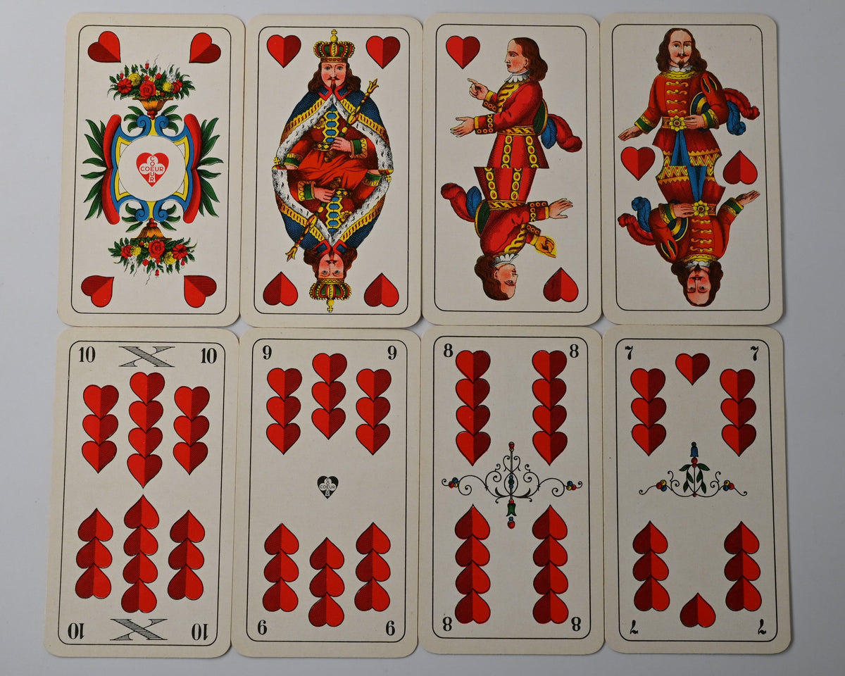 Altenburg Skat No. 148 “Cornflower” – Saxon Pattern – c. 1960 – One-of-a-Kind