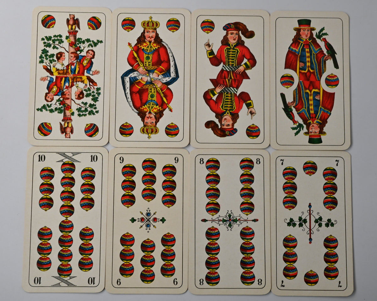 Altenburg Skat No. 148 “Cornflower” – Saxon Pattern – c. 1960 – One-of-a-Kind