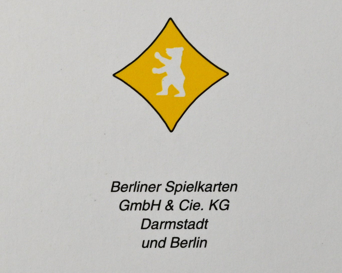 Skat – Berliner Spielkarten Four-Colour Tournament Deck – 1990s – One of a Kind
