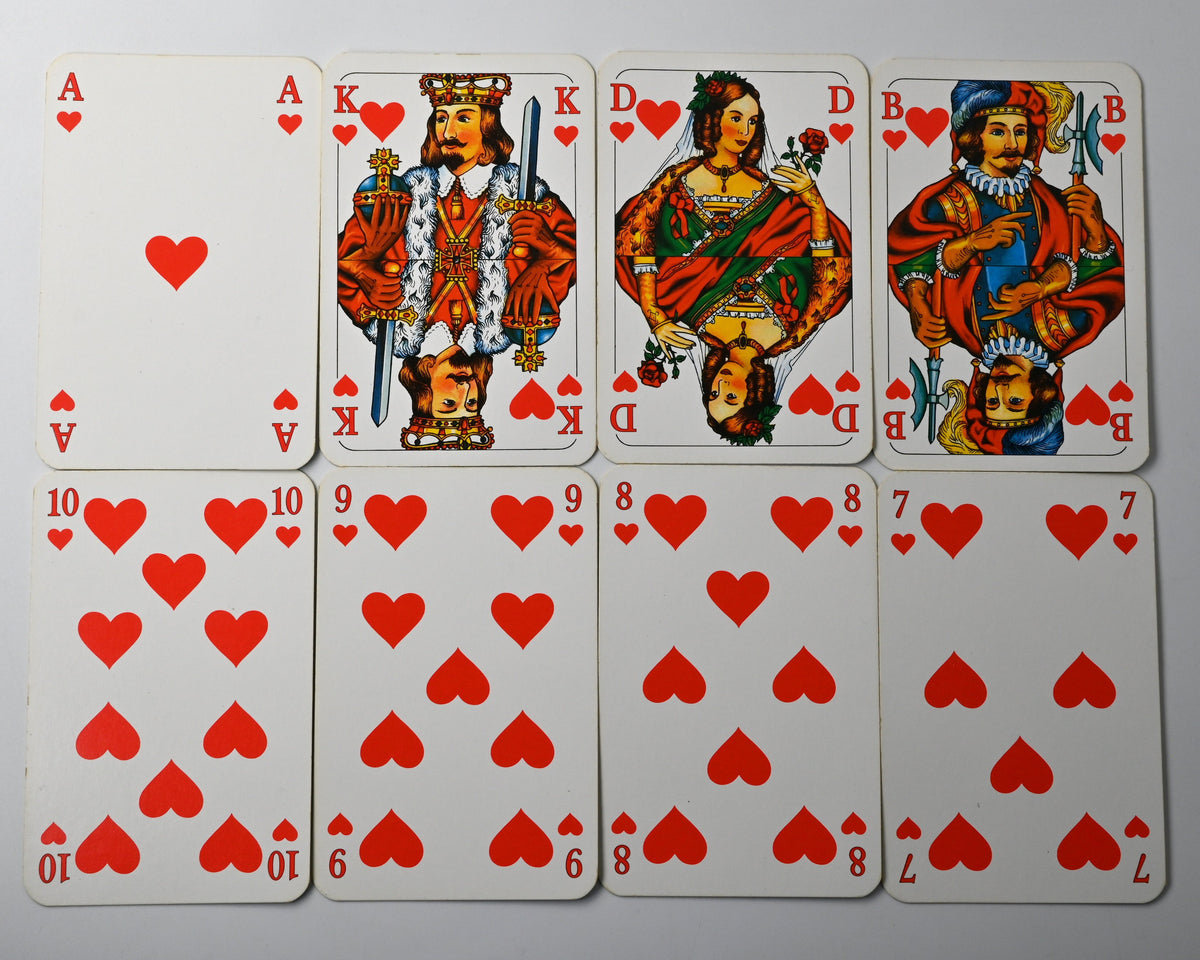 Skat – Berliner Spielkarten Four-Colour Tournament Deck – 1990s – One of a Kind