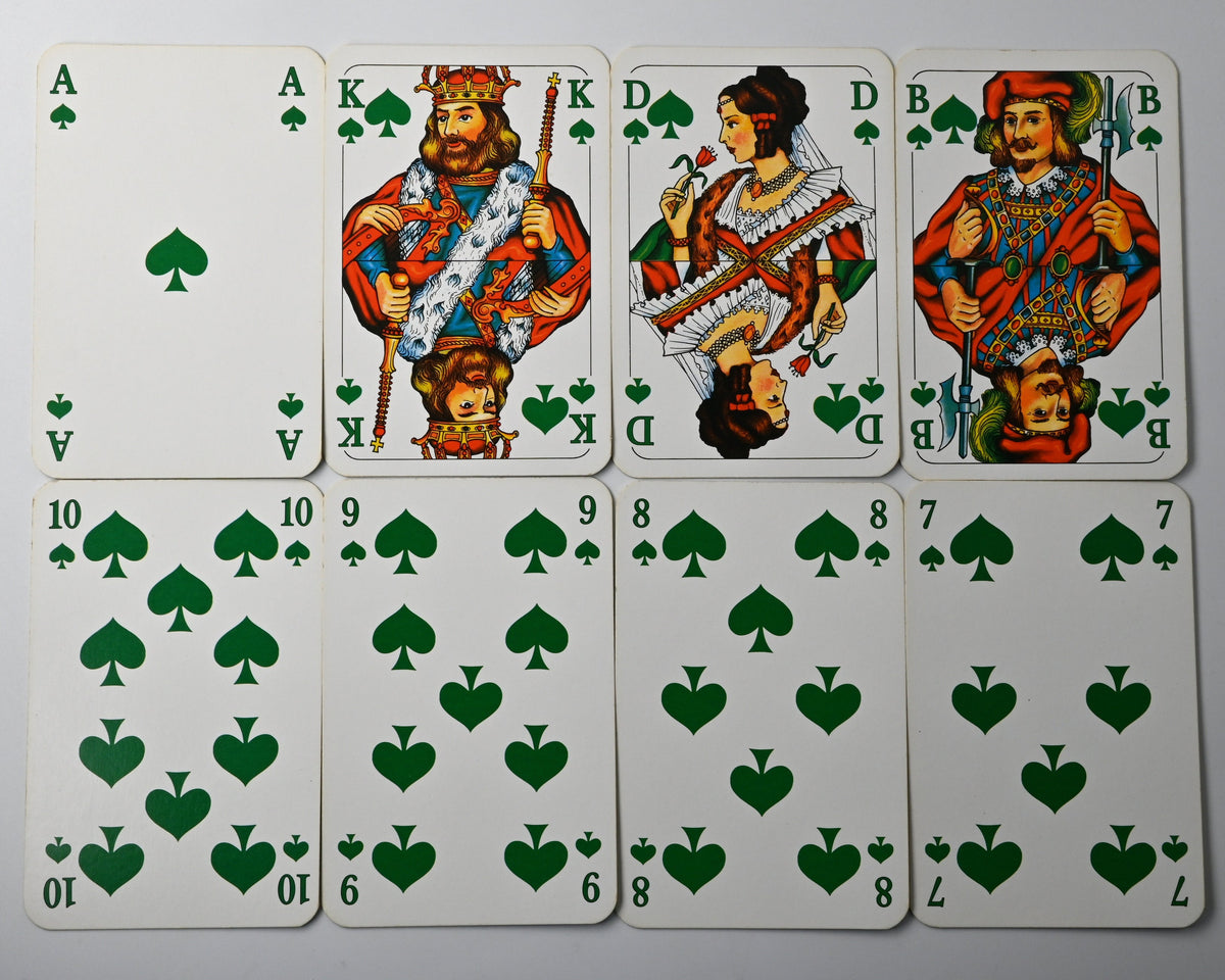 Skat – Berliner Spielkarten Four-Colour Tournament Deck – 1990s – One of a Kind