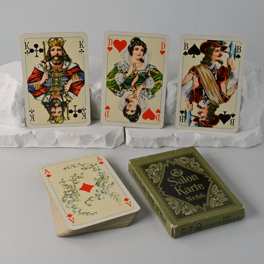 Skat – Altenburger Salon-Karte Nr. 66, COEUR – 1960er Jahre – Einzelstück