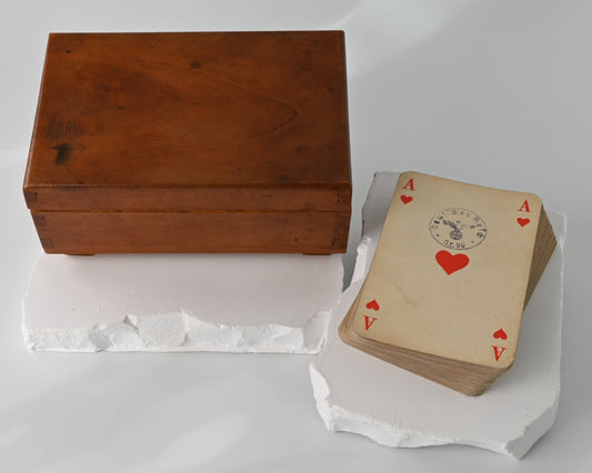 ASS Altenburg – Bridge, Whist & Poker mit Holzschatulle – 1930er Jahre – Einzelstück