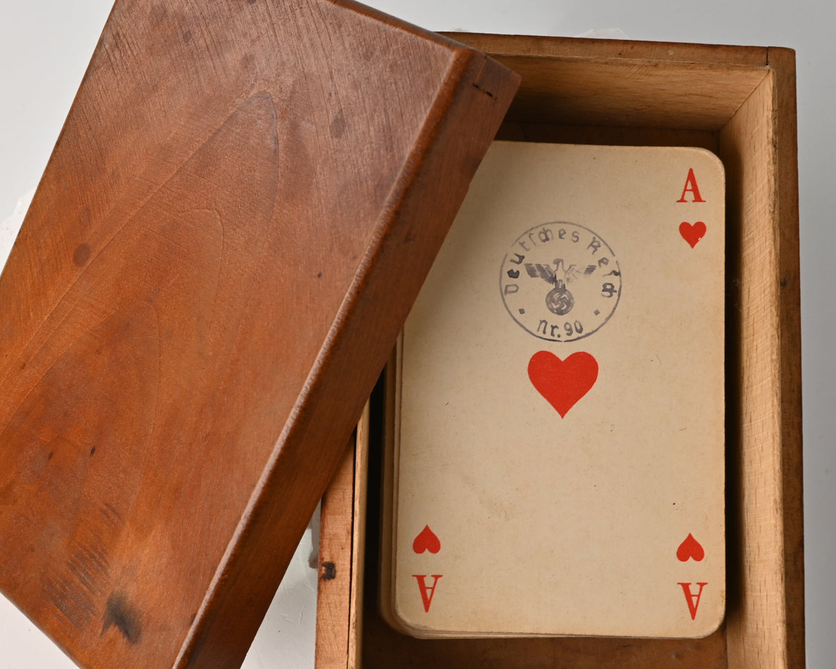 ASS Altenburg – Bridge, Whist & Poker mit Holzschatulle – 1930er Jahre – Einzelstück