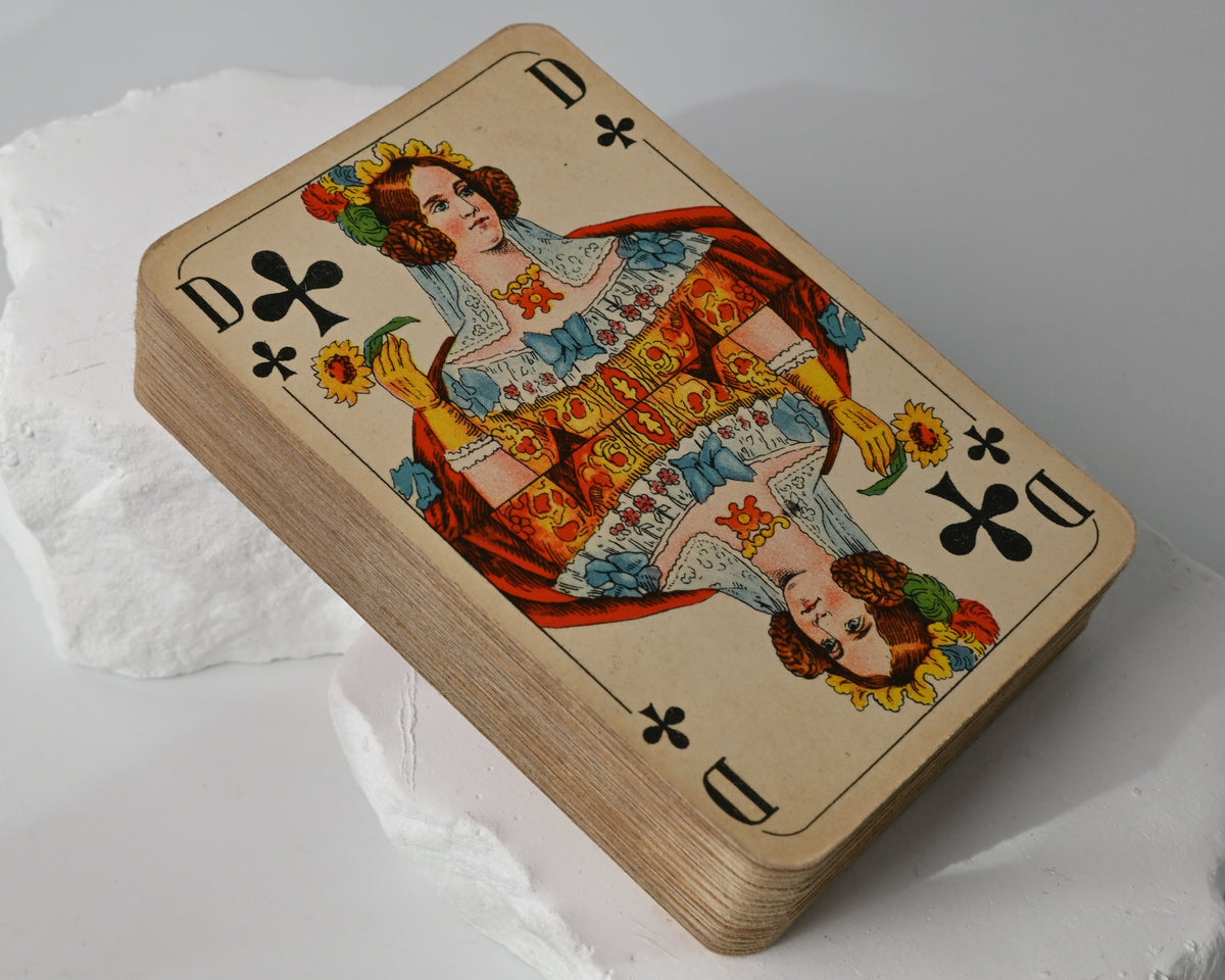 ASS Altenburg – Bridge, Whist & Poker mit Holzschatulle – 1930er Jahre – Einzelstück