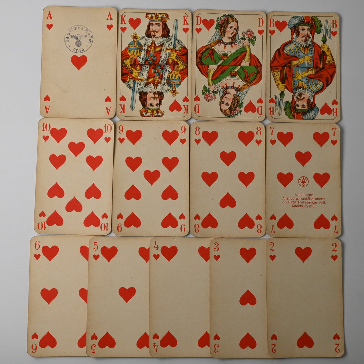 ASS Altenburg – Bridge, Whist & Poker mit Holzschatulle – 1930er Jahre – Einzelstück