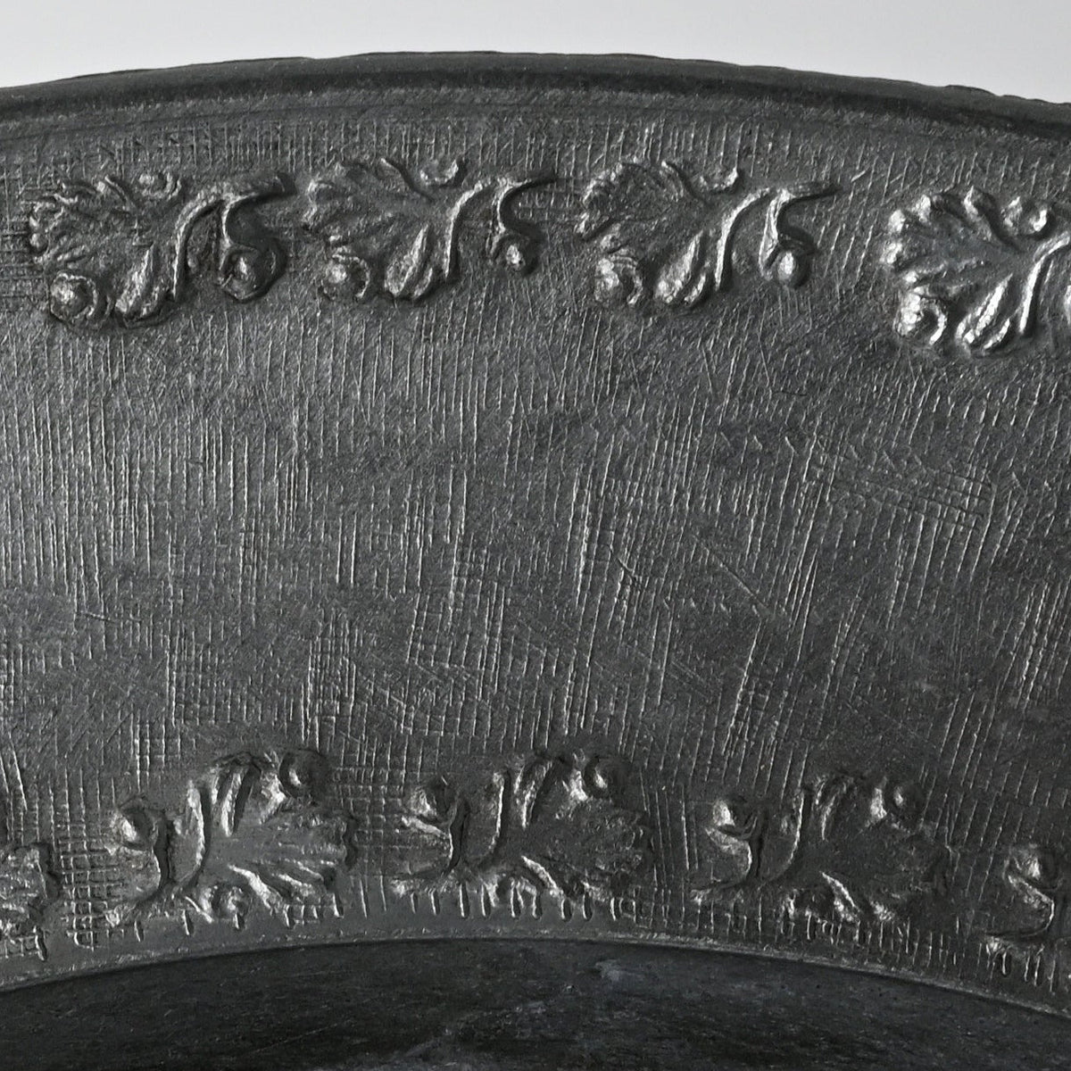 Pewter Wall Plate “Card Players in a Tavern” – c. 1970s – One of a Kind